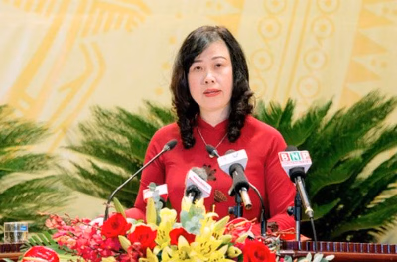 Quyền Bộ trưởng Y tế Đào Hồng Lan.