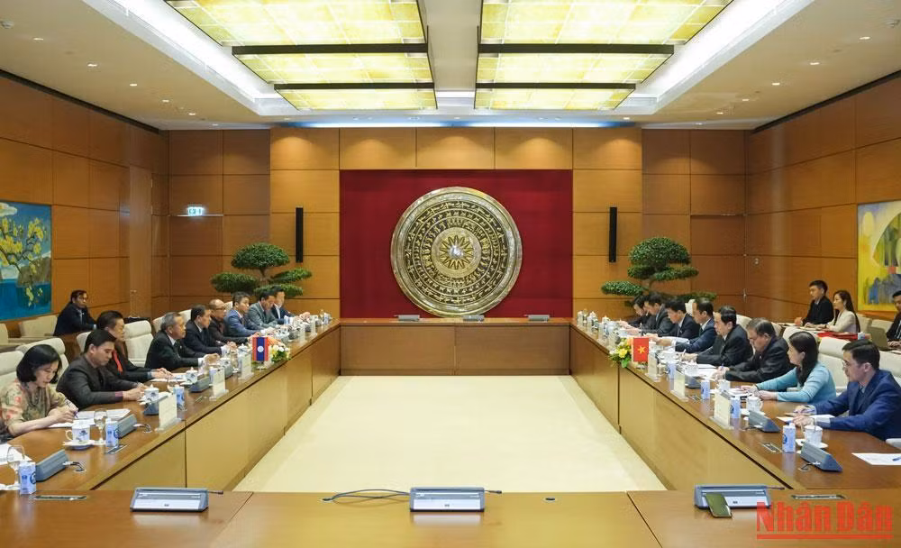 Thúc đẩy quan hệ hữu nghị, hợp tác toàn diện giữa hai nước Việt Nam-Lào ảnh 1 Thúc đẩy quan hệ hữu nghị, hợp tác toàn diện giữa hai nước Việt Nam-Lào ảnh 1