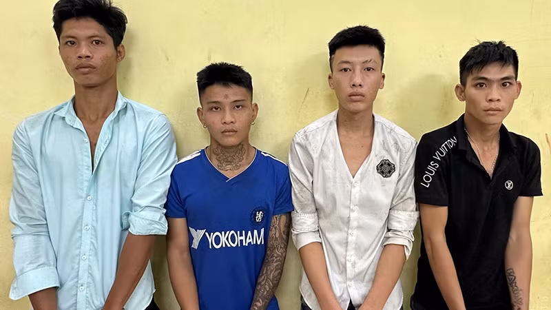 Nhóm 4 đối tượng chuyên thực hiện các vụ cướp trên Quốc lộ 51 bị bắt giữ.
