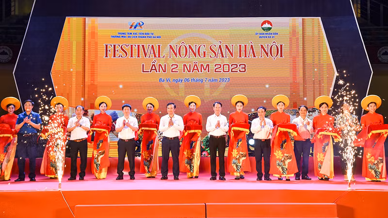 Khai mạc “Festival nông sản Hà Nội lần 2 năm 2023”.