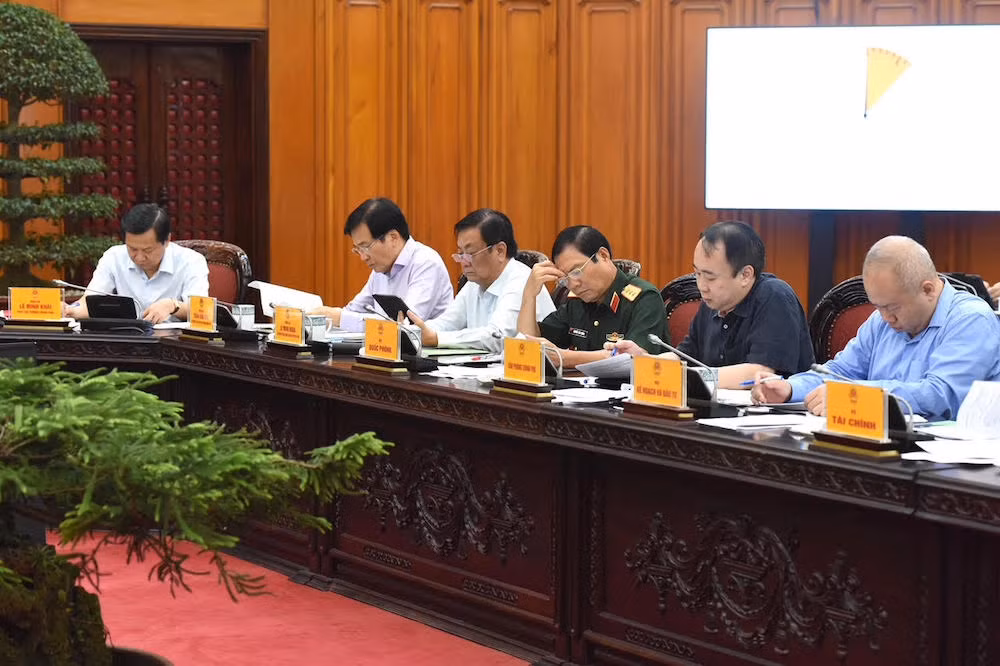 Đại diện lãnh đạo các bộ, ban, ngành tham dự hội nghị.