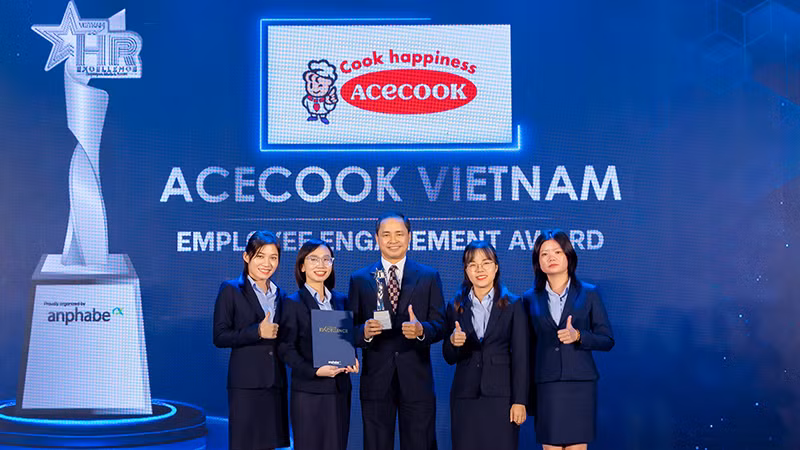 Acecook Việt Nam vinh dự nhận giải thưởng HR Excellence 2023