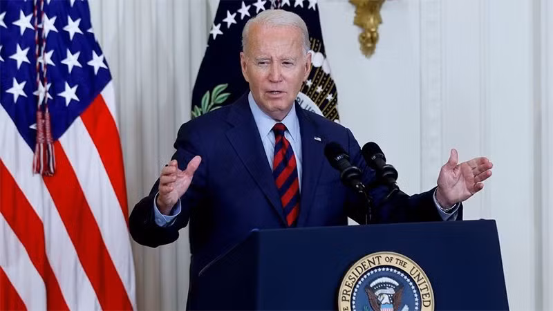 Tổng thống Mỹ Joe Biden. (Ảnh: Reuters)