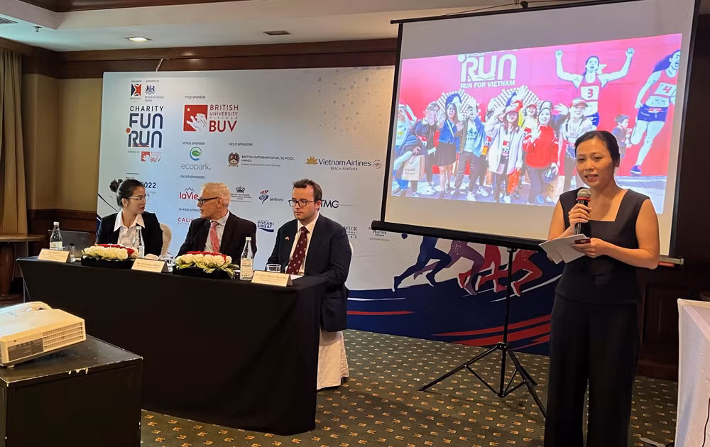 BritCham họp báo thông tin về sự kiện chạy bộ gây quỹ.