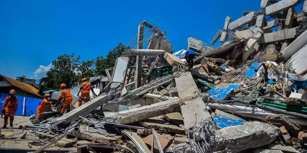 Vụ động đất tại Indonesia. 
