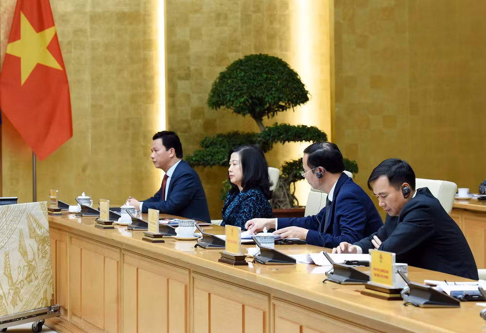 Đại diện lãnh đạo các bộ, ban, ngành của Chính phủ Việt Nam tham dự hội nghị.