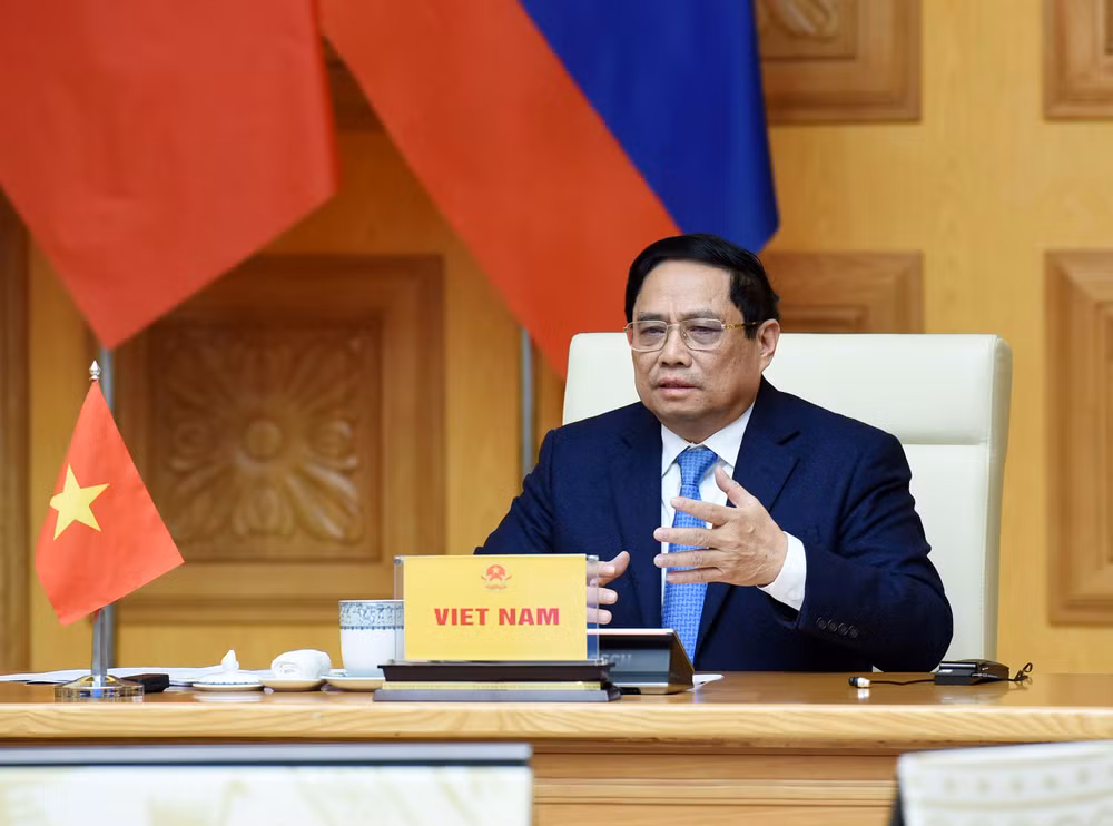 Thủ tướng Phạm Minh Chính phát biểu.