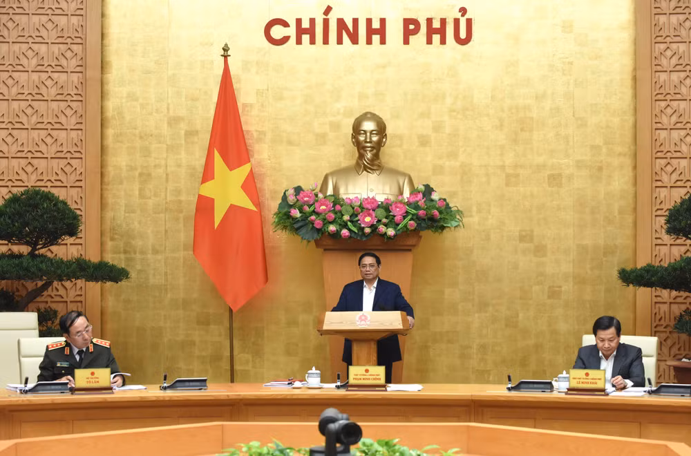Thủ tướng Phạm Minh Chính chủ trì phiên họp Chính phủ thường kỳ tháng 2 Thủ tướng Phạm Minh Chính chủ trì phiên họp Chính phủ thường kỳ tháng 2