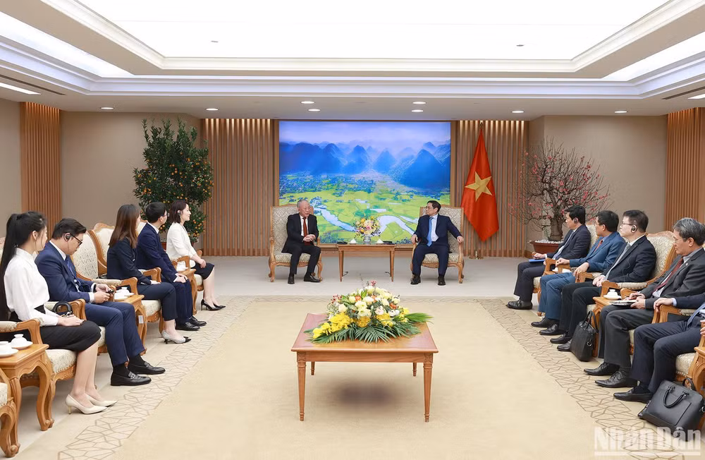 Quang cảnh buổi tiếp.
