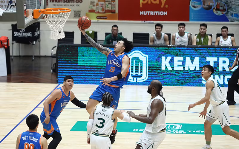 Hanoi Buffaloes giành chiến thắng đầu tay ở VBA 2023. (Ảnh: VBA)