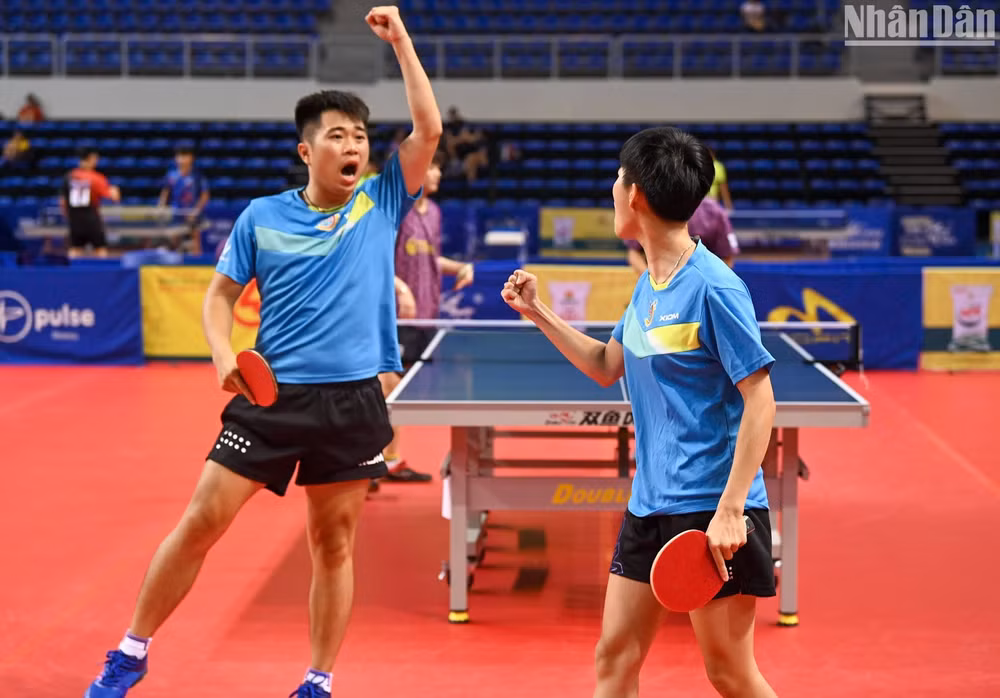 Nguyễn Đức Tuân và Bùi Ngọc Lan là bộ đôi có nhiều kinh nghiệm thi đấu cùng nhau. Nguyễn Đức Tuân và Bùi Ngọc Lan là bộ đôi có nhiều kinh nghiệm thi đấu cùng nhau.