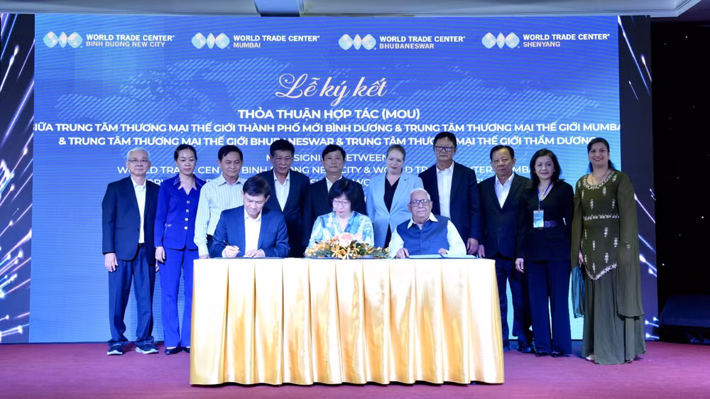 Ký kết Biên bản ghi nhớ giữa các Trung tâm thương mại thế giới.