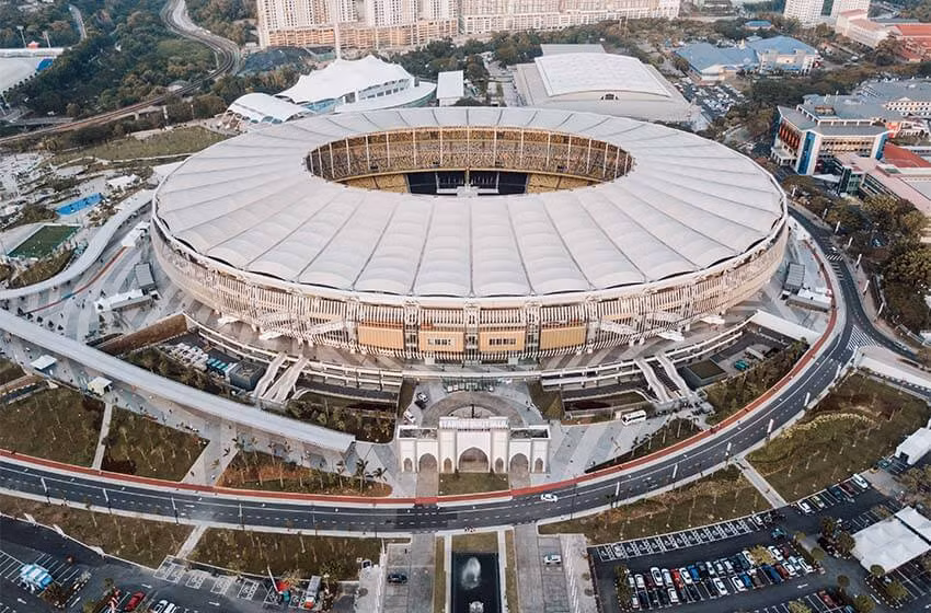 Toàn cảnh sân vận động Bukit Jalil.(Ảnh: Sportsmatik) Toàn cảnh sân vận động Bukit Jalil.(Ảnh: Sportsmatik)