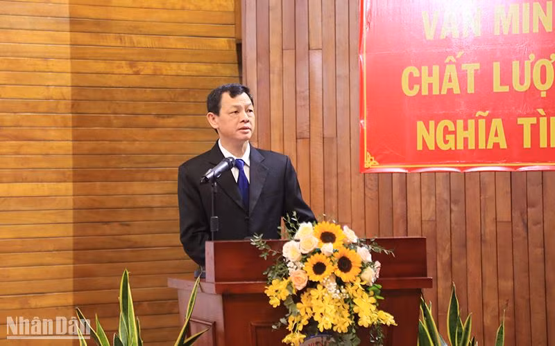 Tiến sĩ, Bác sĩ Nguyễn Tri Thức, Giám đốc Bệnh viện Chợ Rẫy Thành phố Hồ Chí Minh phát biểu khai mạc Hội nghị. Tiến sĩ, Bác sĩ Nguyễn Tri Thức, Giám đốc Bệnh viện Chợ Rẫy Thành phố Hồ Chí Minh phát biểu khai mạc Hội nghị.