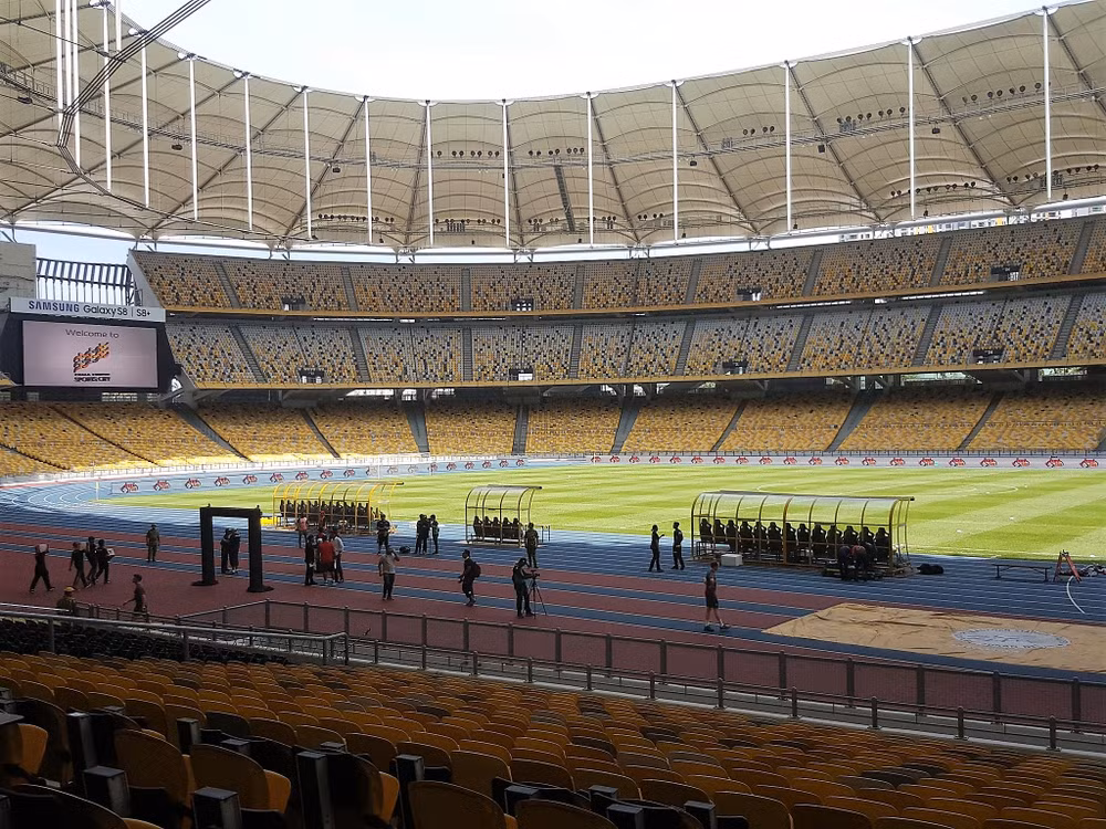 Bên trong sân vận động Bukit Jalil. (Ảnh: Goal) Bên trong sân vận động Bukit Jalil. (Ảnh: Goal)