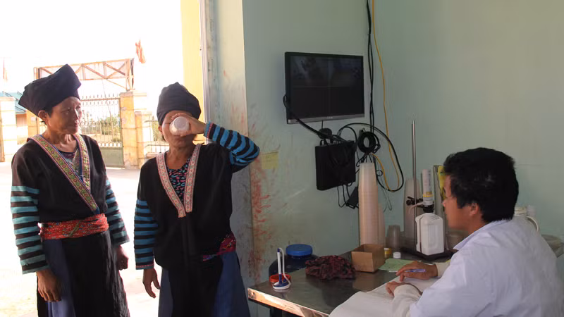 Hiện nay người nghiện ở Tà Tổng đã được quản lý, đa số họ đã tham gia uống Methadone. Hiện nay người nghiện ở Tà Tổng đã được quản lý, đa số họ đã tham gia uống Methadone.