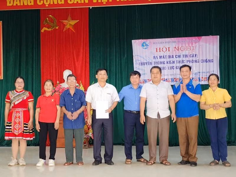 Ra mắt Ban Chủ nhiệm Câu lạc bộ “Địa chỉ tin cậy” xã Lực Hành, huyện Yên Sơn (Tuyên Quang).