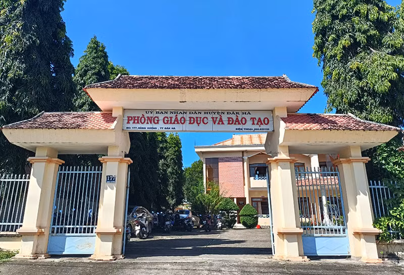 Phòng Giáo dục và Đào tạo huyện Đăk Hà.