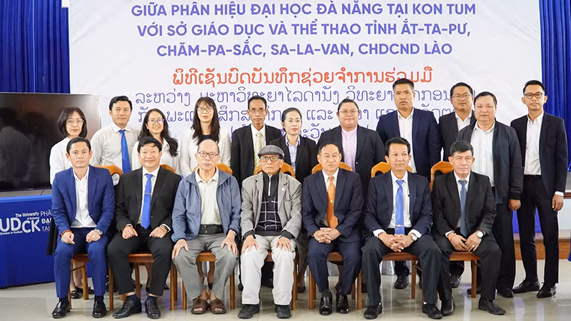 Tăng cường hợp tác giữa phân hiệu với Sở Giáo dục và Thể thao các tỉnh Attapeu, Champasak, Salavan (Lào). Tăng cường hợp tác giữa phân hiệu với Sở Giáo dục và Thể thao các tỉnh Attapeu, Champasak, Salavan (Lào).