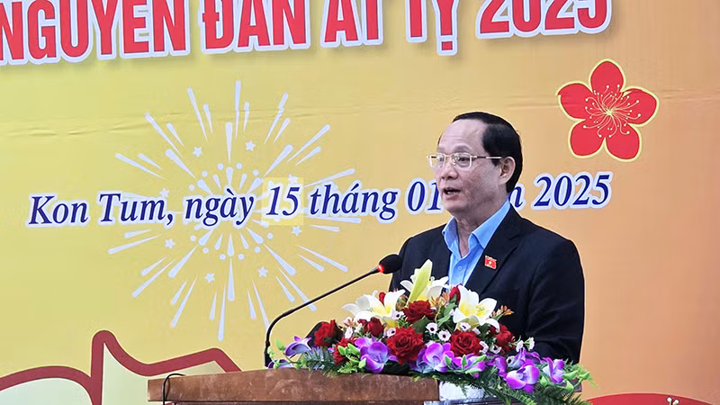 Đồng chí Trần Quang Phương phát biểu tại chương trình. Đồng chí Trần Quang Phương phát biểu tại chương trình.