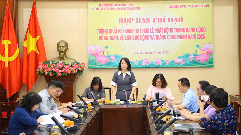 Họp báo thông tin về Tháng hành động an toàn, vệ sinh lao động năm 2025.