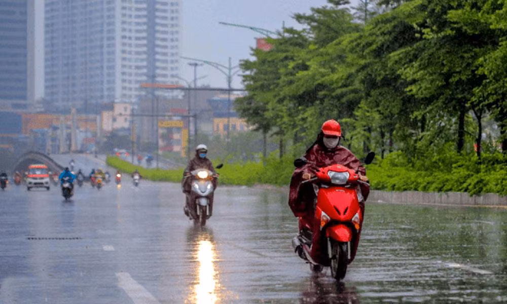 Khu vực Hà Nội từ chiều tối 25 đến đêm 26/8, có mưa vừa, mưa to và dông, có nơi mưa rất to. (Ảnh minh họa)