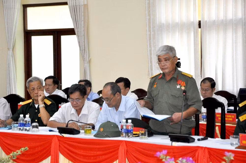 Đại tá Trần Văn Kiểm, nguyên Phó Tham mưu trưởng Quân đoàn 4 phát biểu về nghệ thuật quân sự của Sư đoàn 7 trong Chiến dịch Nguyễn Huệ 1972.