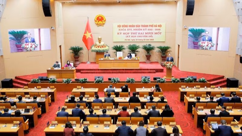 Các cơ quan trực thuộc Ủy ban nhân dân thành phố Hà Nội sau sắp xếp đã giảm trên 15% các đầu mối bên trong.