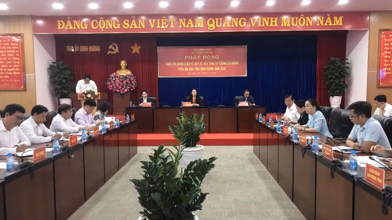 Phát động Cuộc thi chính luận về bảo vệ nền tảng tư tưởng của Đảng tại tỉnh Bình Dương năm 2024. 