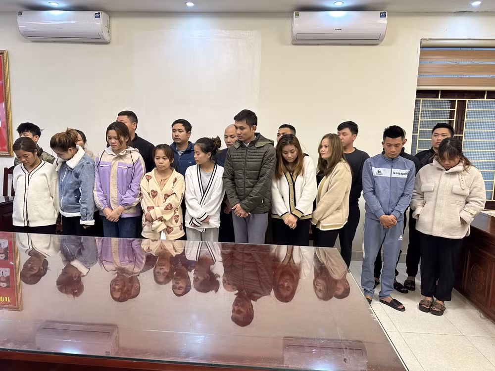 Nhóm đối tượng sử dụng ma túy và có liên quan bị bắt giữ.
