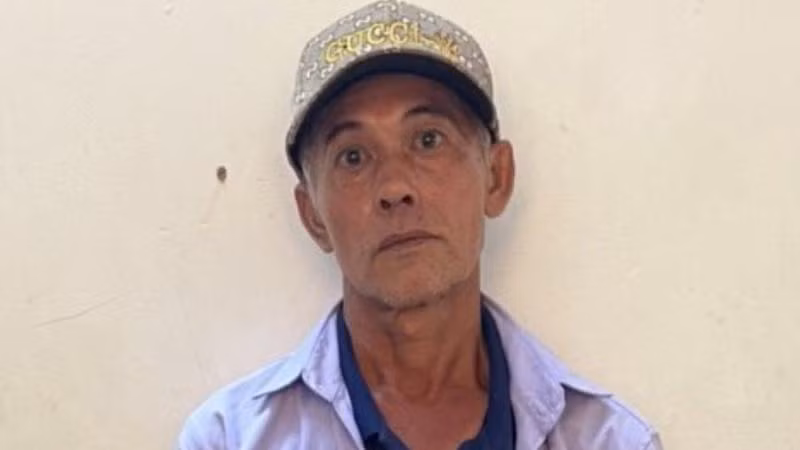 Đối tượng Bùi Văn Minh bị tạm giữ.
