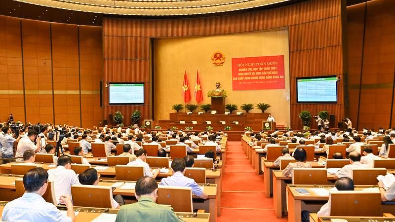 Quang cảnh Hội nghị. (Ảnh: DUY LINH) Quang cảnh Hội nghị. (Ảnh: DUY LINH)