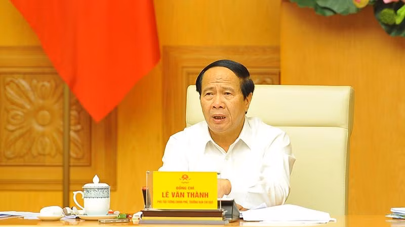 Phó Thủ tướng Lê Văn Thành. (Ảnh: Minh Đức/TTXVN)