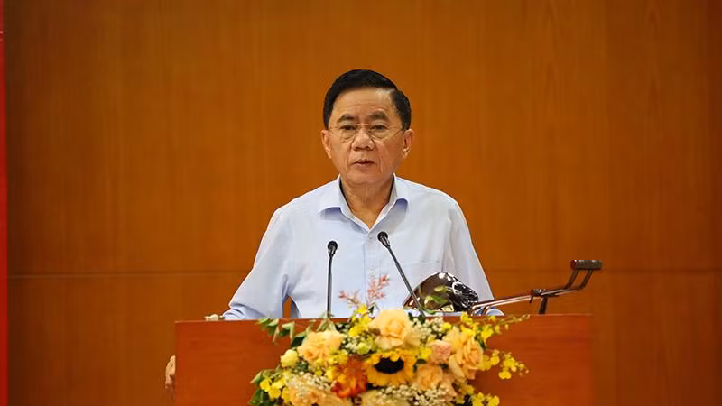 Đồng chí Trần Cẩm Tú phát biểu chỉ đạo tại hội nghị.