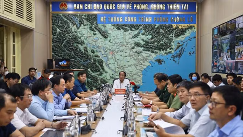 Quang cảnh cuộc họp. (Ảnh: Hoàng Hiếu/TTXVN)