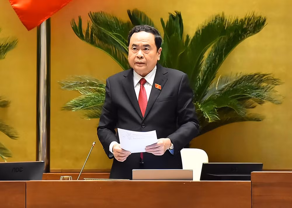 Phó Chủ tịch Thường trực Quốc hội Trần Thanh Mẫn phát biểu khai mạc Phiên chất vấn và trả lời chất vấn. Phó Chủ tịch Thường trực Quốc hội Trần Thanh Mẫn phát biểu khai mạc Phiên chất vấn và trả lời chất vấn.