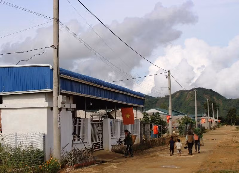 Khu tái định cư bản Chim ở xã Nhi Sơn, huyện vùng cao biên giới Mường Lát.