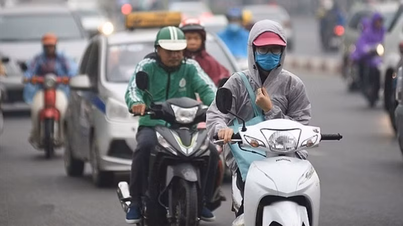 Khu vực Hà Nội từ đêm 2/2 trời rét với nhiệt độ thấp nhất phổ biến 12-14 độ C. (Ảnh minh họa)