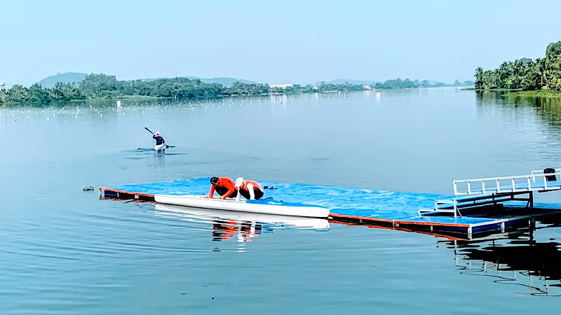 Trung tâm Huấn luyện đua thuyền thành phố Hải Phòng tại thị trấn Minh Đức, huyện Thủy Nguyên - nơi sẽ diễn ra giải đấu. Trung tâm Huấn luyện đua thuyền thành phố Hải Phòng tại thị trấn Minh Đức, huyện Thủy Nguyên - nơi sẽ diễn ra giải đấu.