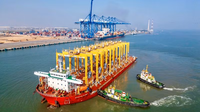 Trong Khu Kinh tế ven biển phía nam Hải Phòng sẽ phát triển cảng biển và dịch vụ logistics hiện đại. (Ảnh minh họa)