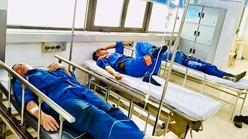 Sức khỏe của các công nhân bị nghi ngộ độc thực phẩm hiện đang dần ổn định.