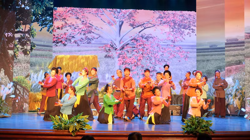Một cảnh trong vở diễn.