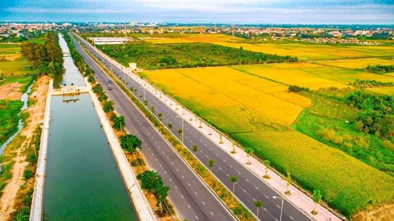 Nông thôn Kiến Thụy khởi sắc. (Ảnh: VHTT Kiến Thụy)