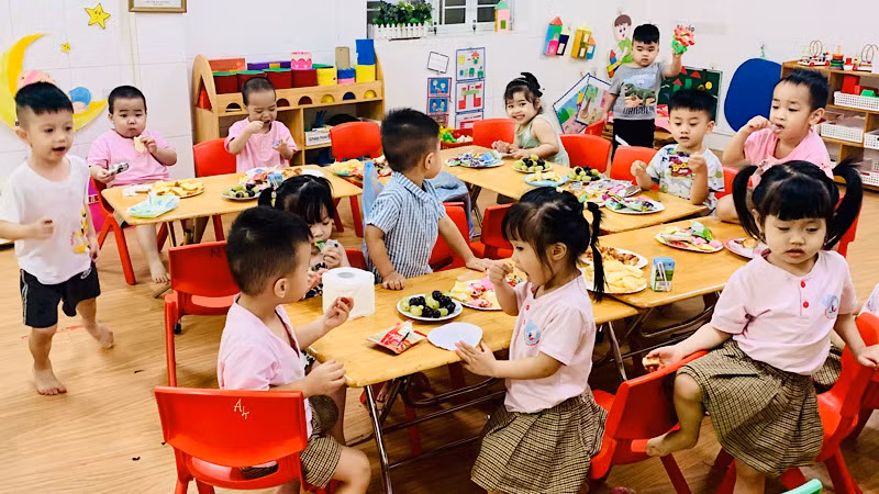 Đối với giáo dục mầm non có 18 tuần thực học kỳ I và 17 tuần thực học kỳ II.