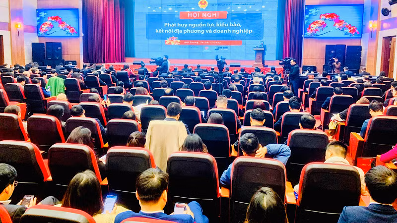 Quang cảnh hội nghị “Phát huy nguồn lực kiều bào, kết nối địa phương và doanh nghiệp”. Quang cảnh hội nghị “Phát huy nguồn lực kiều bào, kết nối địa phương và doanh nghiệp”.