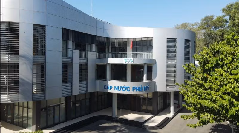 Trụ sở Công ty Cổ phần cấp nước Phú Mỹ ( Bà Rịa-Vũng Tàu).