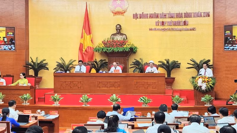 Kỳ họp thứ 14, Hội đồng nhân dân tỉnh Hòa Bình khóa 17, nhiệm kỳ 2021-2026.