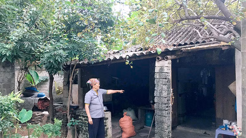 Nơi ở của bà Lê Thị Khương hiện nay.