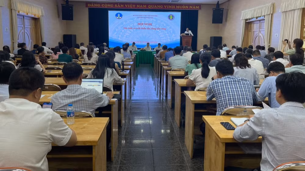 Toàn cảnh "Hội nghị sản xuất và xuất khẩu sầu riêng bền vững", tại Thành phố Hồ Chí Minh.