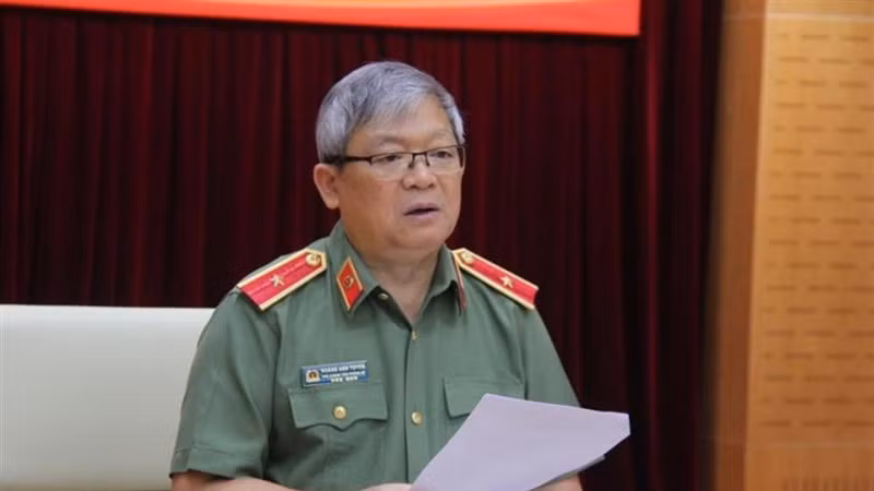 Thiếu tướng Hoàng Anh Tuyên, Phó Chánh Văn phòng Bộ Công an, Người phát ngôn Bộ Công an. (Ảnh: Bộ Công an)